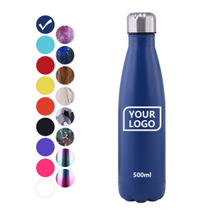 Custom Logo 500ml 750ml Double Wall vacuum flasks thermos 18/8 stainless steel Insulated sports gym hot water bottle