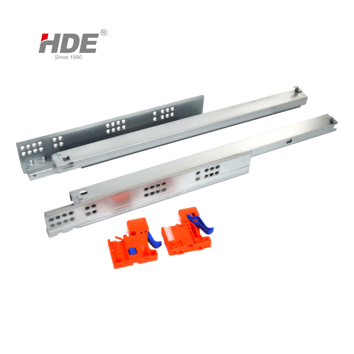 Factory Price Durable Cold-Rolled Steel Soft Close Undermount Concealed Drawer Full Extension Slide With Clip