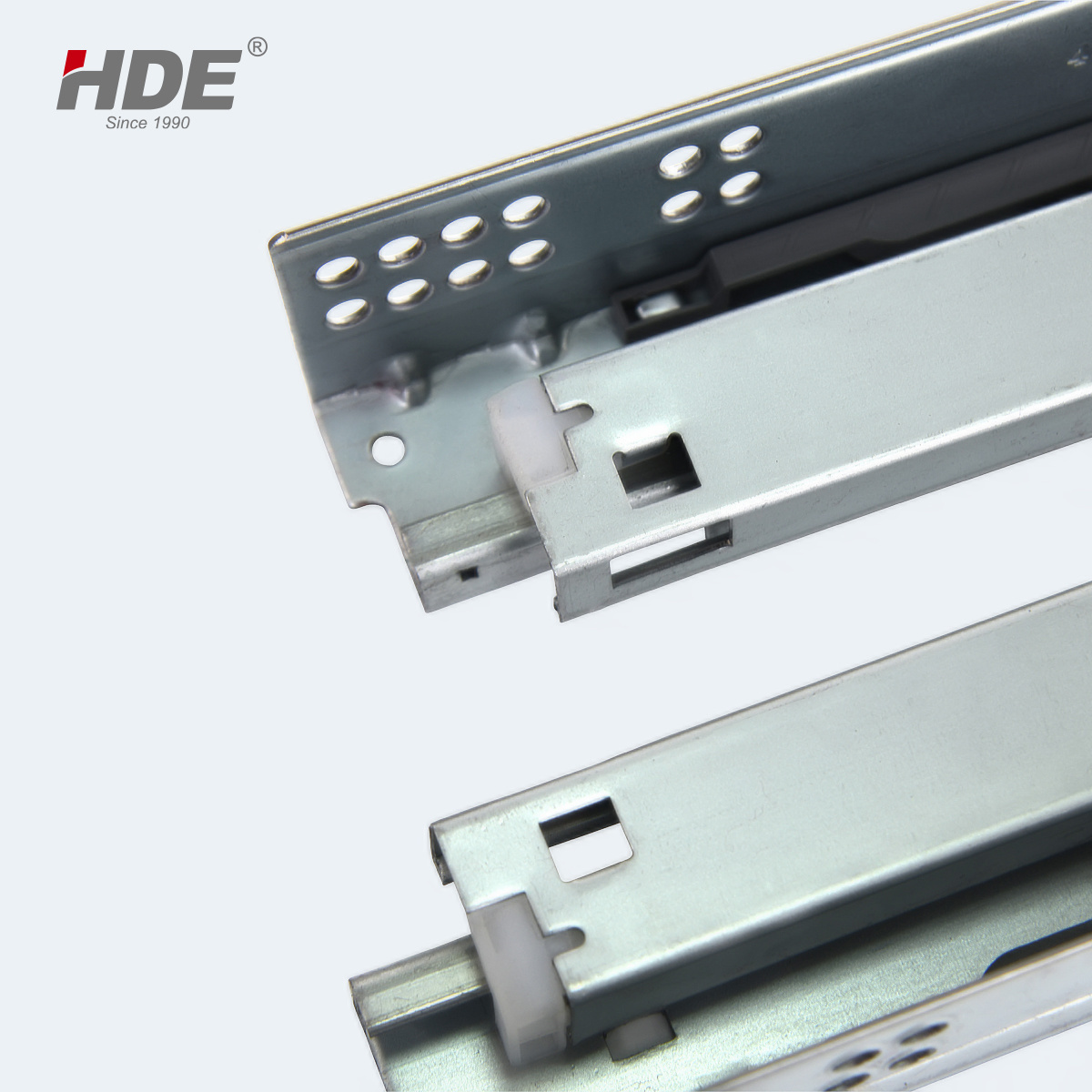 Factory Wholesale 300-550mm Full Extension Synchronized Soft Closing Undermount Slide Drawer Slides With Clip