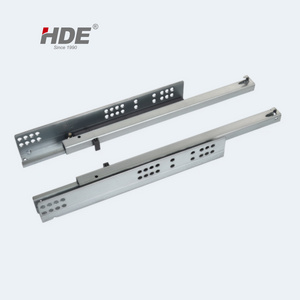 250-550mm Partial Extension Push To Open Drawer Undermount Slides