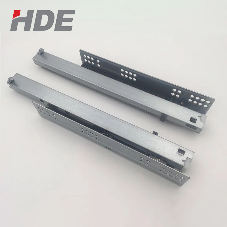 Telescopic channel new style concealed soft close drawer sliders