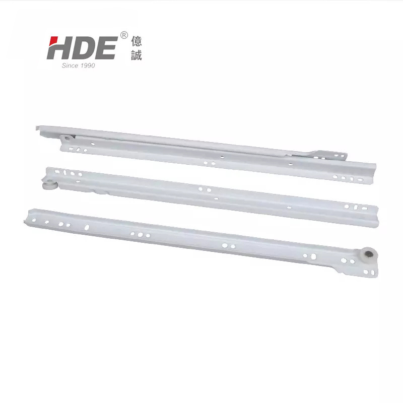 Self-closing type FGV powder coating drawer slide metal telescopic drawer slide channel euro drawer slide