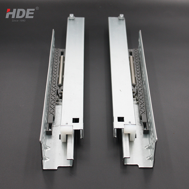 Cabinet simple undermount soft closing full extension drawer slide