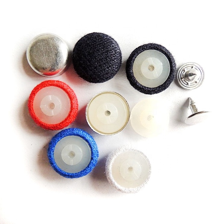 2023 Hot Sale Fabric Covered Hat Buttons Round Bread Accessories DIY Baseball Cap button