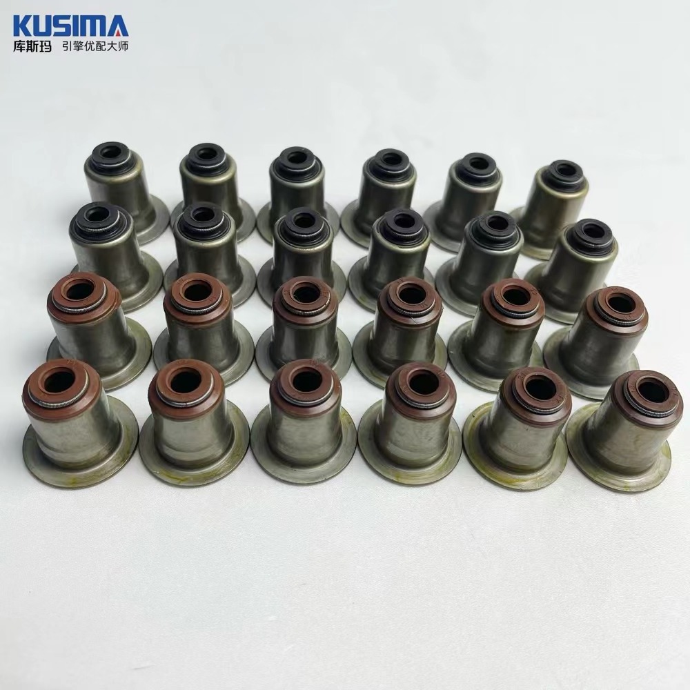 KUSIMA Engine Intake Exhaust Valve Stem oil Seal kit for BMW N52 2.5L 3.0L 11340034068 valve seal