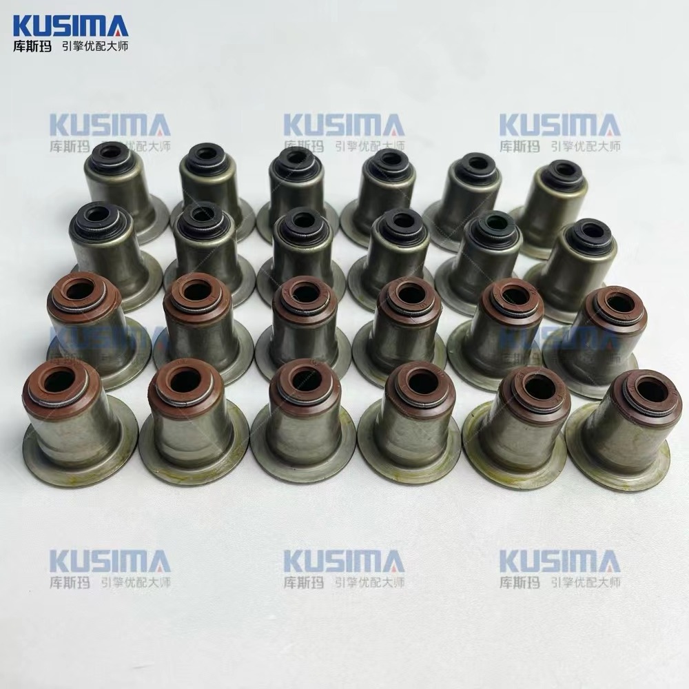 KUSIMA Engine Intake Exhaust Valve Stem oil Seal kit for BMW N52 2.5L 3.0L 11340034068 valve seal