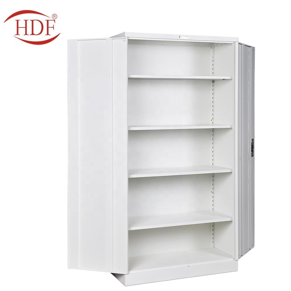 China  factory supply office steel storage cabinet furniture 2 swing doors steel filing cabinet