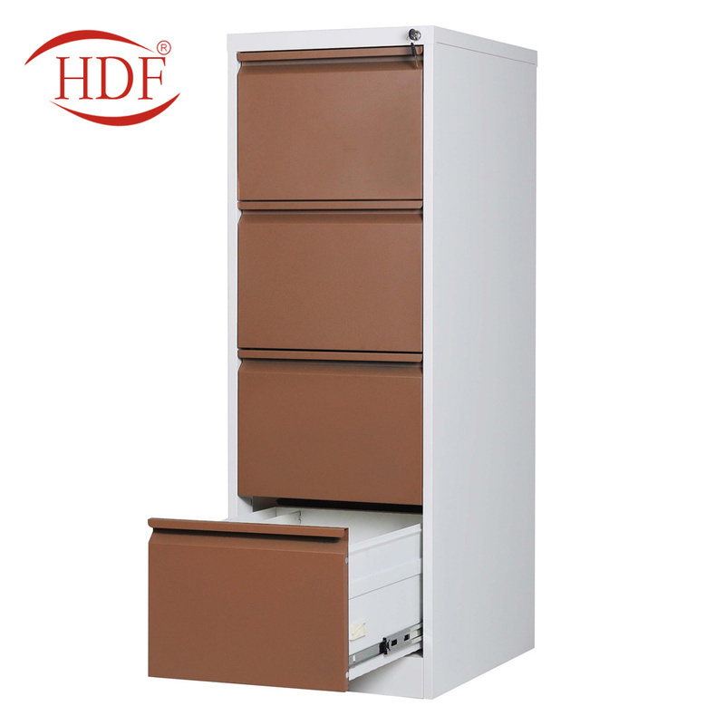 Office Steel File Filing Equipment Cabinet 4 Drawer Storage Metal Fireproof Cupboard