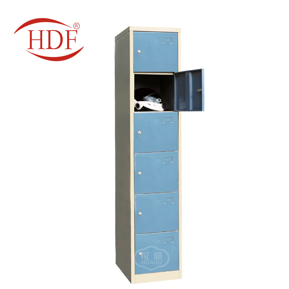 Custom Design steel line furniture metal locker cabinet 6 doors for gym steel commercial clothes storage locker