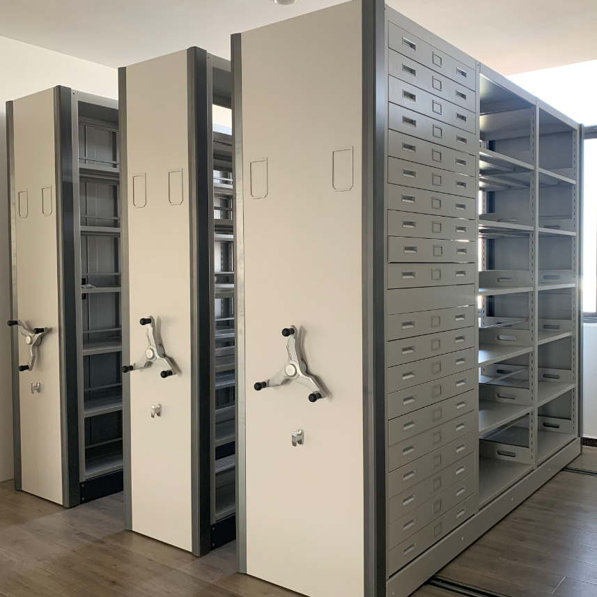 Filing Storage Cabinets Dense Frame Heavy Duty Movable Archive Cabinet