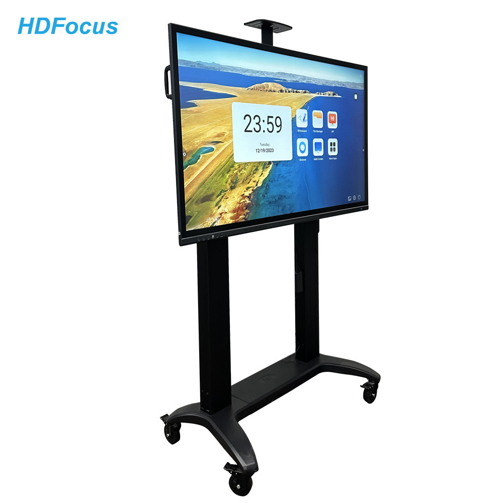 65 Inch Interact Display 4K Touch Screen LCD Display Whiteboard Portable Interactive Panel Smart Board For School