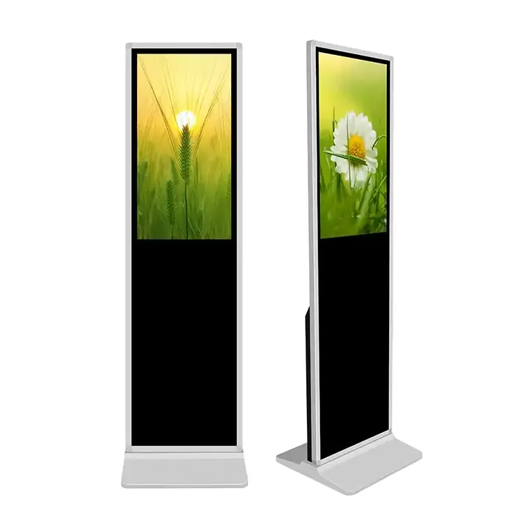 32 Inch Floor Stand  Indoor Lcd Display Touch Screen Kiosk Signage Lcd Digital Totem Player Advertising