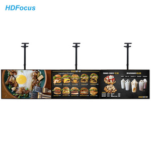 32 43 55 Inch Wall Mount Android Digital Signage Menu Smart Lcd Tv Display Board Indoor Ad Screen For Advertising Display