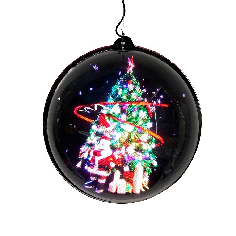 32Cm Best Hologram Projector 3D Hologram Led Fan With Factory Price Christmas ball