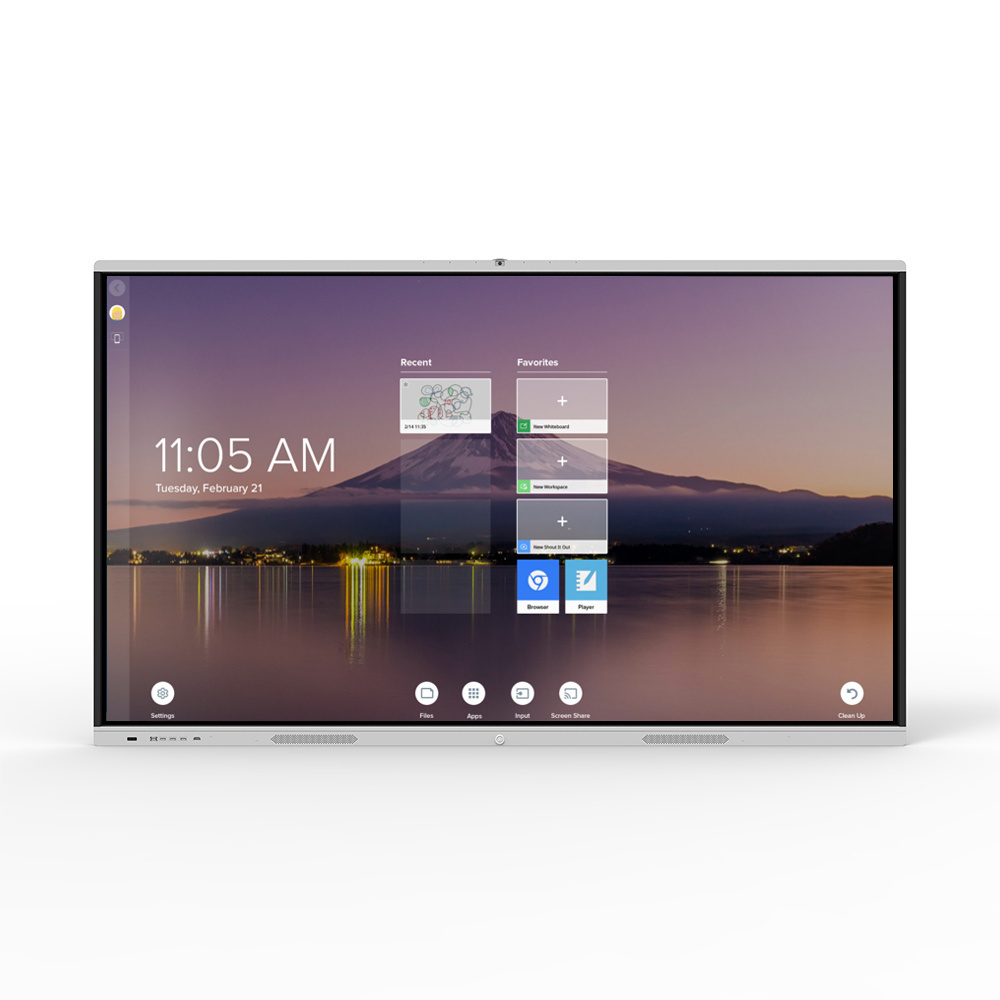 55 Inch Display Touch Screen Panel  4K Ultra Wireless Interactive Whiteboard Device Education Board