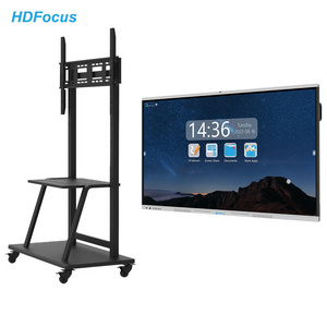 Factory Supplier Installs A 49 "-110" Inch Floor Mounted Tripod Rotating 360 Degree Tv Stand