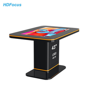 43 Inch Interactive Smart Touch Screen Coffee Table For Restaurant