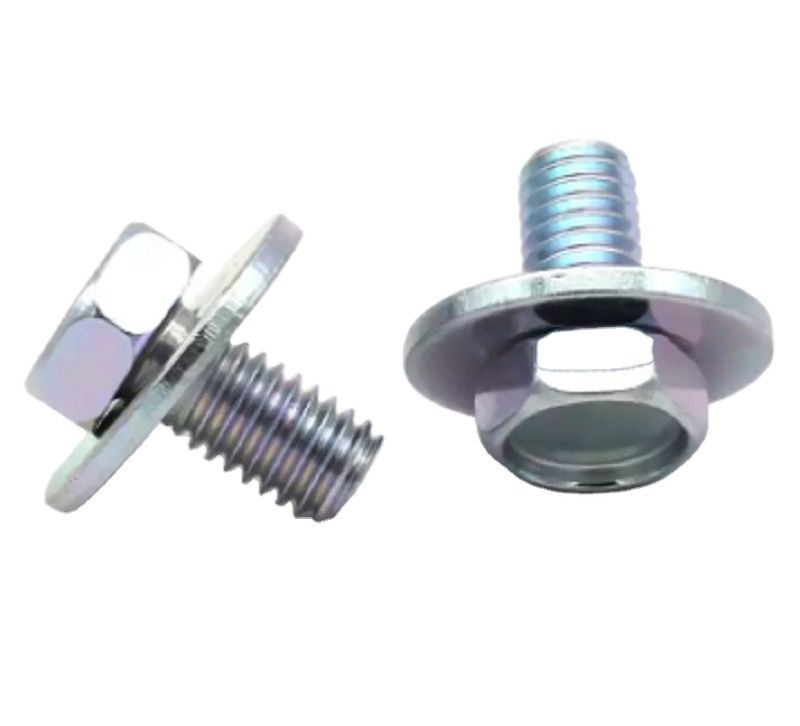 China supplier customized good quality m6 m8 m9 m12 hexagon bolts and nuts stainless steel hex flange bolt