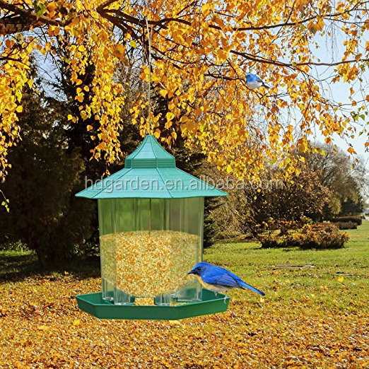 Ogrmar Hanging Perky-Pet Gazebo Wild Bird Feeder --Perfect for Garden Decoration and Bird Watching for Bird Lover and Kids