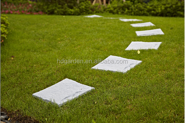 Stone-Look Pathway Steps Stepping Stones Walkway Square Blocks Garden Path