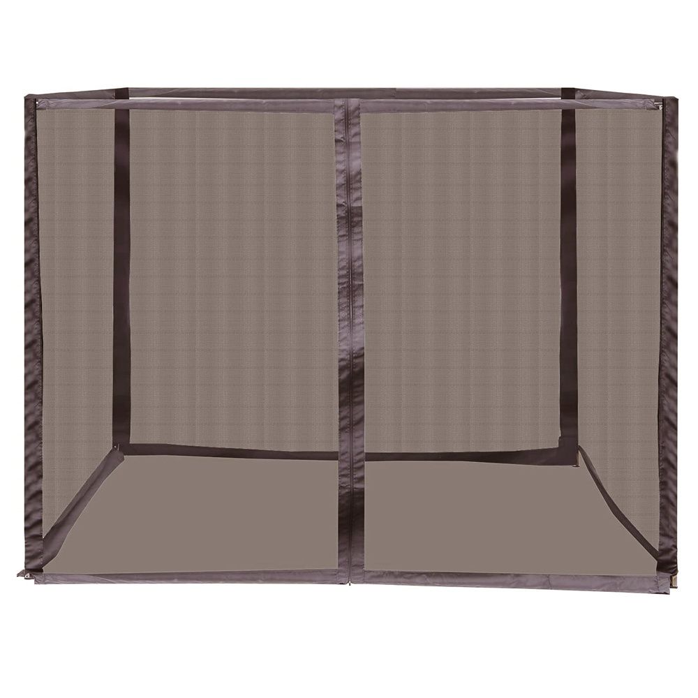 Haideng Nylon Mesh Walls Gazebo Replacement Mosquito Netting 10x10 Waterproof for Canopy