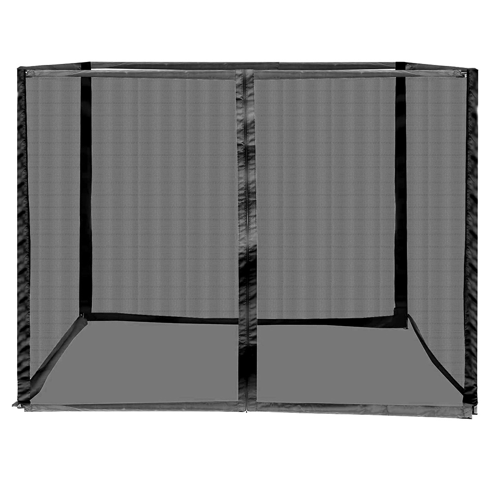 Haideng Universal Replacement Screen Mosquito Netting 4 Side Panels with Zippers for 10x12 Gazebo