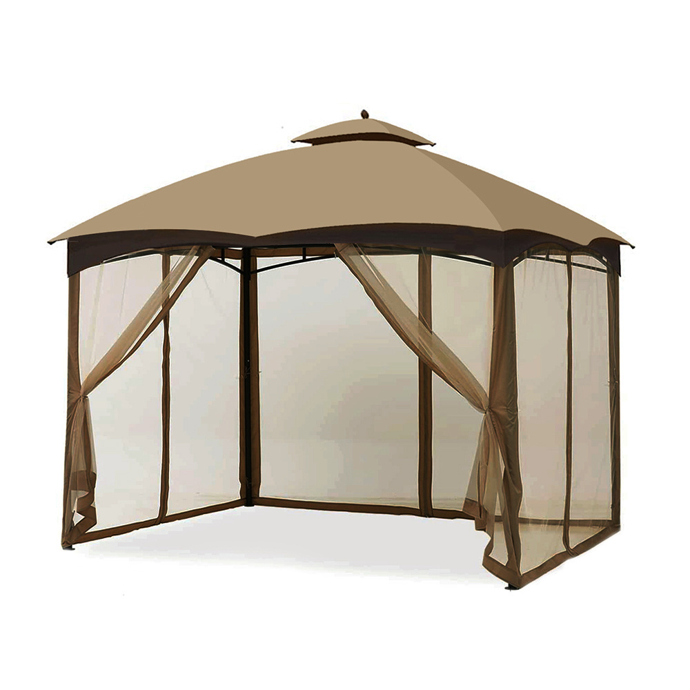 Haideng universal 10x12 gazebo canopy and screen replacement mosquito netting outdoor