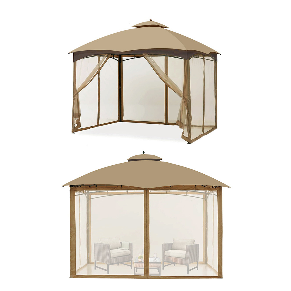 Haideng sun protection allen roth gazebo replacement mosquito netting 10x12 outdoor patio