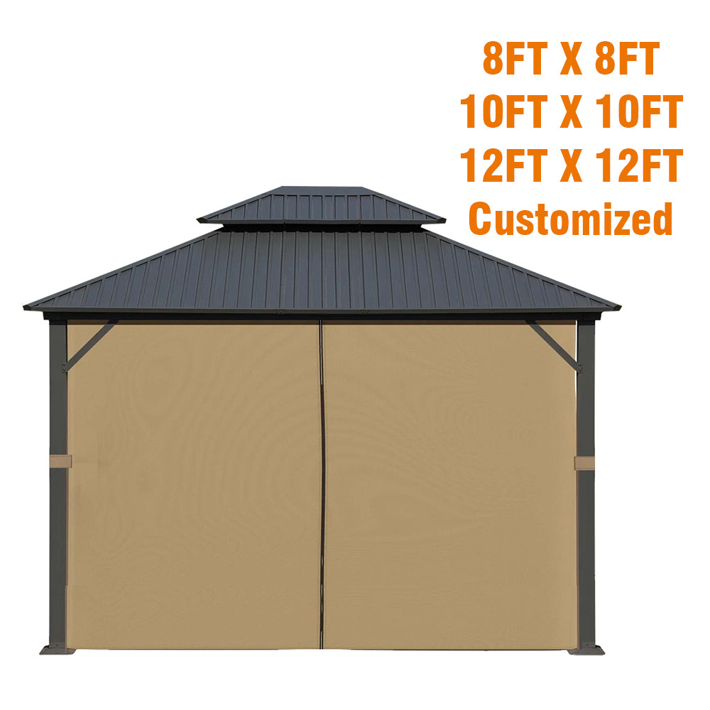 Haideng 3m x 3m heavy duty waterproof privacy custom gazebo with sides backyard canopy tent