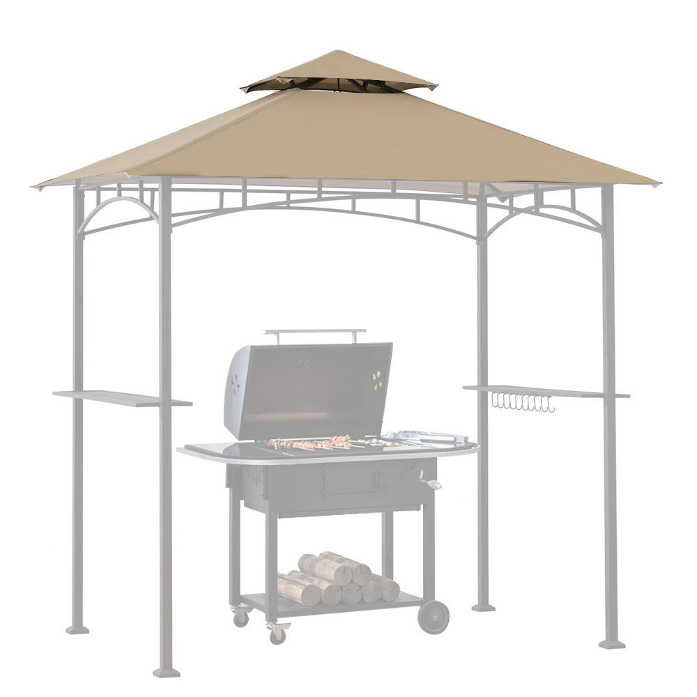 Haideng grill gazebo shelter pop up tent small 5x8 caonpy in stock for outdoor barbecue