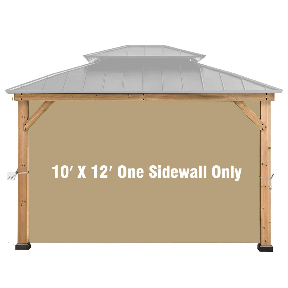 Haideng 10x12 garden shelter canopy with sidewalls best pop up gazebo for wind and sun