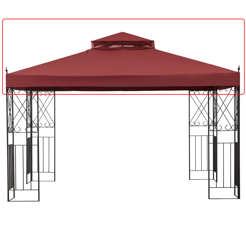 Haideng custom made sun protection canopy replacement gazebo cover 10x10 outdoor patio