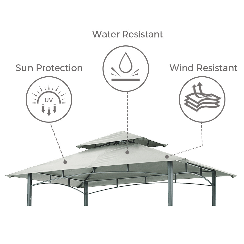 Haideng UV Protection Bbq Gazebo Replacement Grill Canopy Big Lots Cover for Out Door