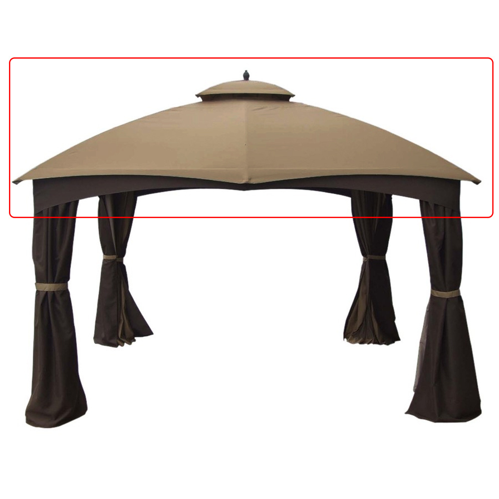 Haideng big lots 10 x 12 gazebo top replacement canopy cover two tiers patio backyard