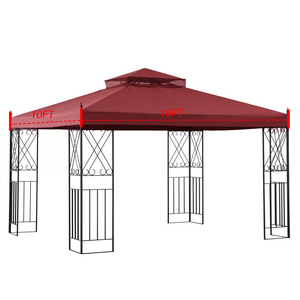 Haideng custom made sun protection canopy replacement gazebo cover 10x10 outdoor patio