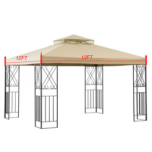 Haideng universal waterproof UV protection gazebo canopy replacement 12x12 for backyard