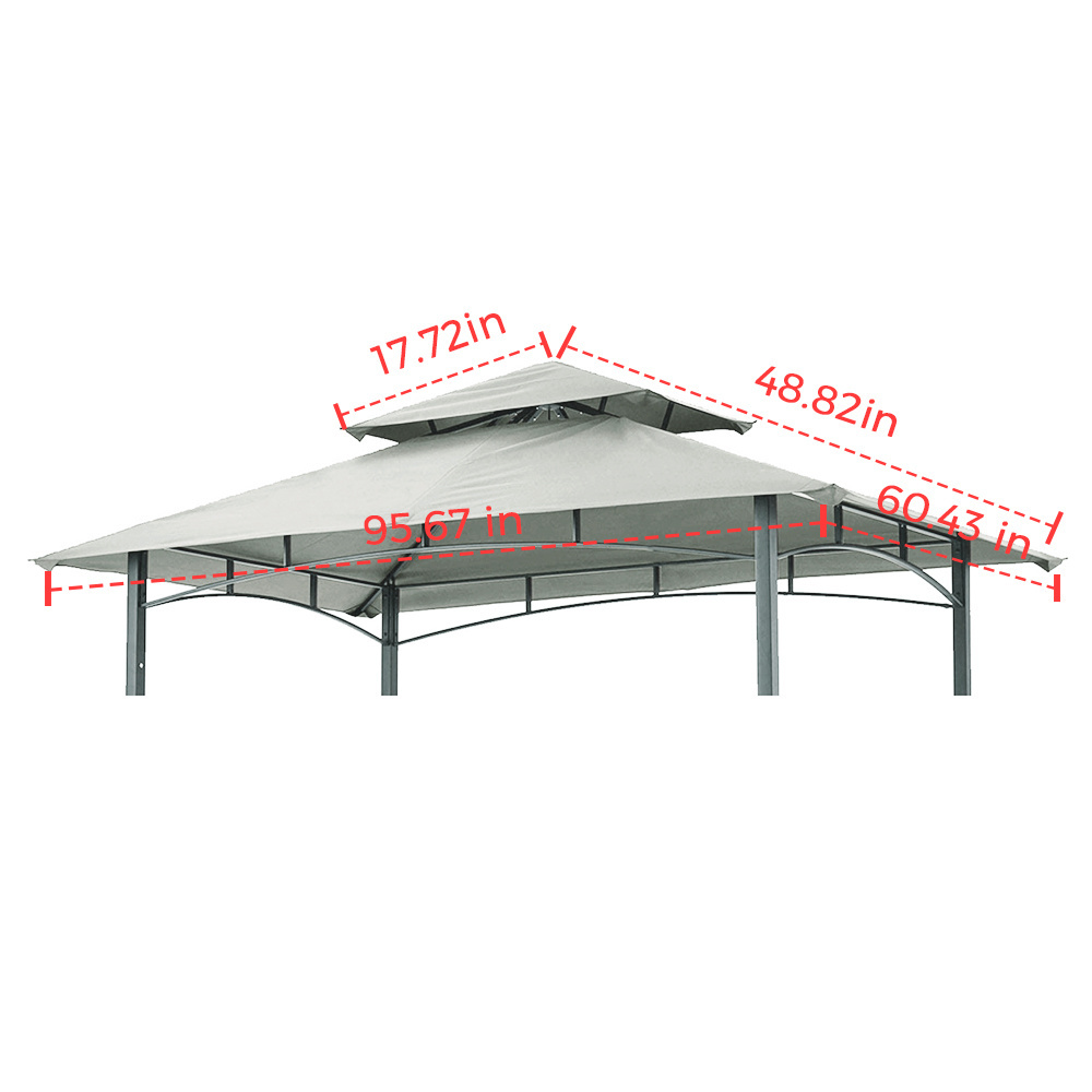 Haideng UV Protection Bbq Gazebo Replacement Grill Canopy Big Lots Cover for Out Door