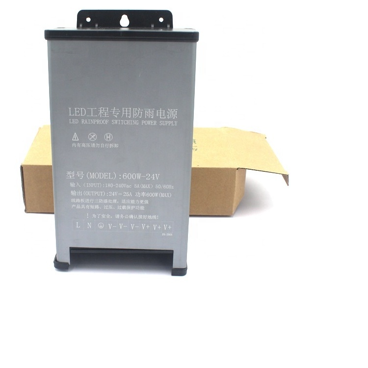 signboard light box transformer 12v 20a power supply Led rainproof switching power supply IP66