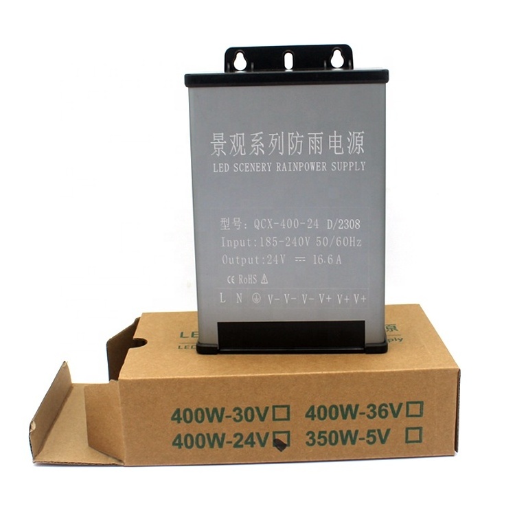 signboard light box transformer 12v 20a power supply Led rainproof switching power supply IP66