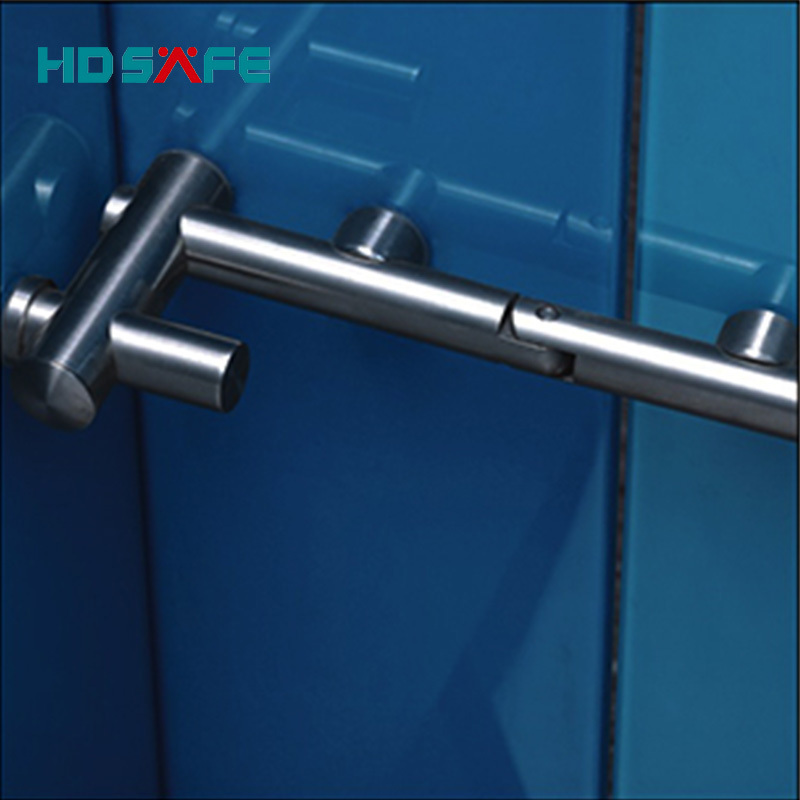 SUS304 grade stainless steel public portable toilet cubicle partition accessories