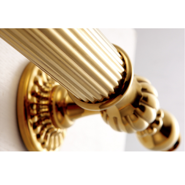 HDSAFE brass luxury door handles shopping mall hotel commercial entry glass door handle house villa large wooden door handle