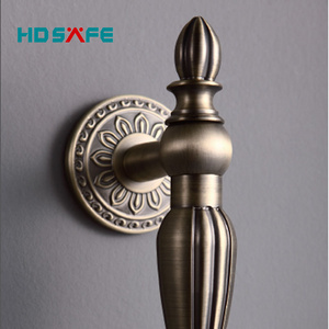 Decorative luxury design swing door handle brass pull door handle