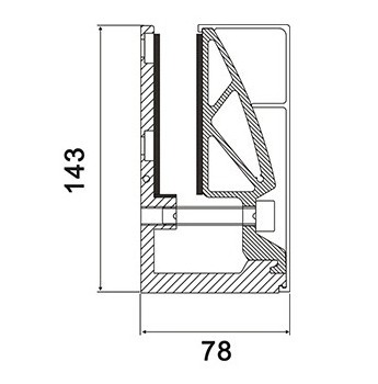 Balustrade frameless aluminium U channel tempered glass fence panels