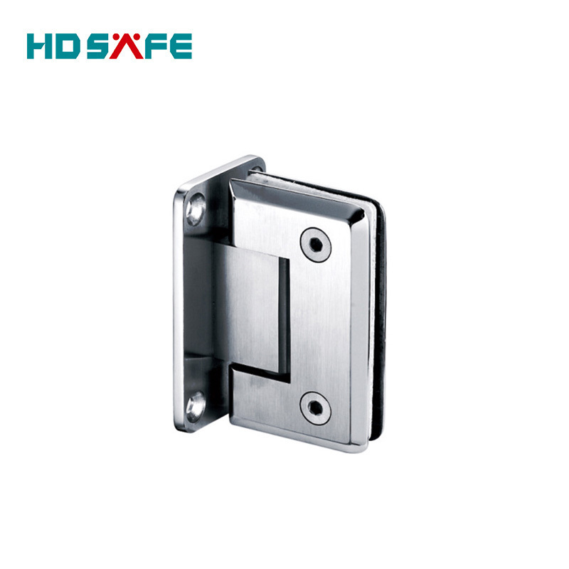 High quality stainless steel wall to glass hinges for shower door bathroom door fitting 8-12mm frameless glass shower door hinge