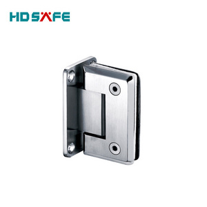 High quality stainless steel wall to glass hinges for shower door bathroom door fitting 8-12mm frameless glass shower door hinge