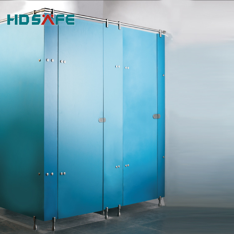 SUS304 grade stainless steel public portable toilet cubicle partition accessories