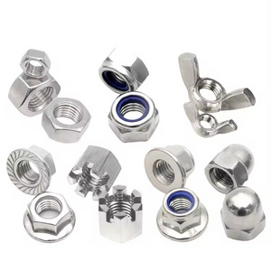 Sunpoint M3 M4 M5 M6 M8 M10 M12 304 stainless steel screw bolts and nuts manufacturers nylon nuts hex hexagon lock nut