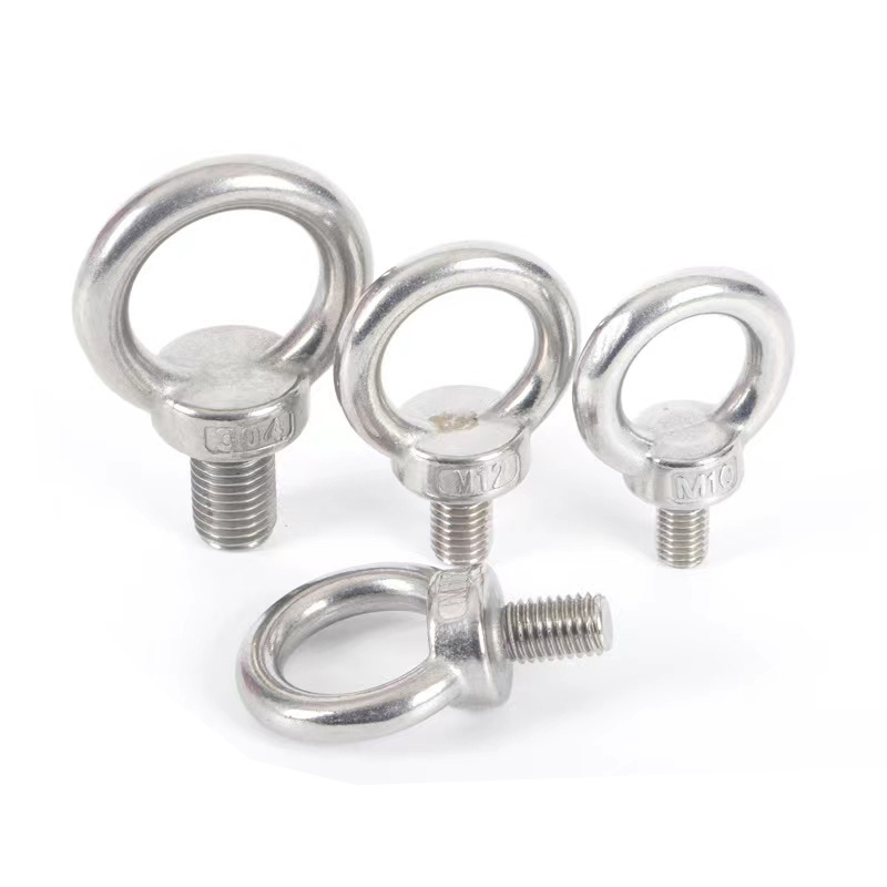 DIN444 Stainless Steel Lifting SS 304 Small Eye Bolts Screw Din444 Eyebolt