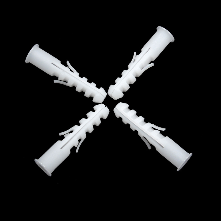 nylon plugs expansion tube plastic anchor wall plug Manufacturer White Expansion Drywall Screw Spike plastic wall plugs