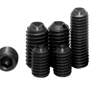 High strength DIN 916/914 Grade 12.9 Fully Thread Flat Socket Head Black Cone Point Grub Screws Hexagon Hex Socket Set Screws